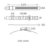 Box with 100 Ft. band, 10 band splices